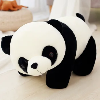 Kawaii 30-70cm Büyük Panda Ayı Öykünme peluş oyuncak Sevimli Yumuşak Doldurulmuş Hayvan Bebek yastık Karikatür Ev yatak dekoru Küçük Hediye
