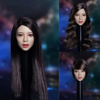 YENİ SÜPER ÖRDEK SDH023 1/6 Ölçekli kadın Başkanı Şekillendirici 3 stilleri Asya güzel kız uzun kısa saç Fit 12 