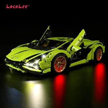 LocoLee led ışık Kiti 42115 Sián FKP 37 Araba Koleksiyon Model Oyuncaklar (Yapı Taşları)