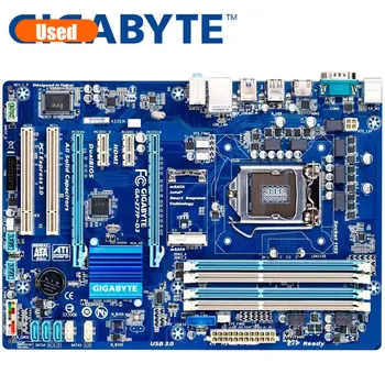 GİGABYTE GA-Z77P-D3 Masaüstü Anakart Z77 Soket LGA 1155 i3 i5 i7 DDR3 32G ATX UEFI BIOS Orijinal Z77P-D3 Kullanılan