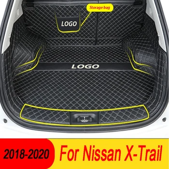 Nissan X-Trail Xtrail için 2020 2019 2018 5 koltuk Araba Gövde Paspaslar Yüksek Yan Halı Kargo Kapağı Arka Arka Yan Trunt Kilim