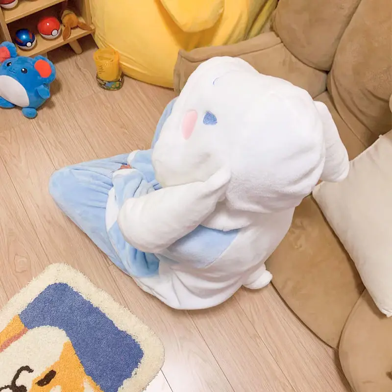 2023 Anime Tarçın Köpek Geniş Bacak Kirli Dayanıklı Sanrio Süper Sevimli Pazen Cilt Dostu Çift Nakış Sıcak Ev Pijama