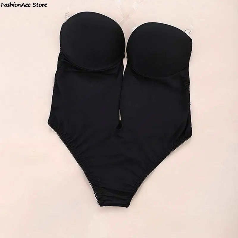 Bodysuit Parti Elbise İç Çamaşırı Kadın Vücut Şekillendirici Fişleri Backless Dalma Tanga Seksi Sütyen Tel Bel Eğitmen Shapewear