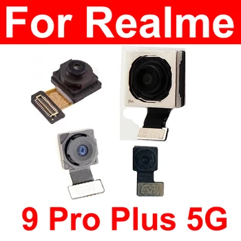 Ön Arka Kamera Realme İçin 9 Pro Artı 5G Ana Arka Ön Selfie Kamera Modülü Flex Kablo Parçaları