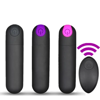 USB Mini Güçlü kurşun vibratör uzaktan kumanda ile bayanlara Seks Oyuncak G Noktası Klitoris Stimülatörü Vibratör Kadınlar için Seks Oyuncakları