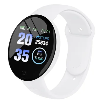 D18 akıllı saat Kalp Hızı Kan Basıncı Spor İzci Erkekler Kadınlar Akıllı Bileklik Su Geçirmez 2022 Spor Smartwatch Android Ios