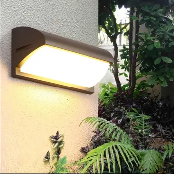 Ekstra Büyük LED dış duvar ışık su geçirmez IP65 Radar hareket sensörlü led dış ışık dış duvar lambası dış mekan aydınlatma ledi