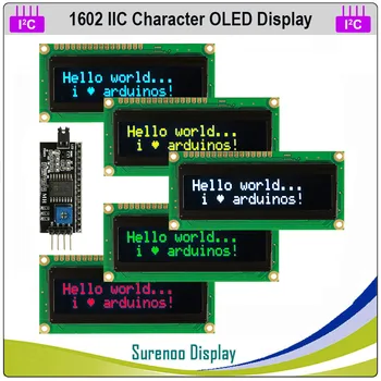 Gerçek OLED Ekran, IIC / I2C / TWI 1602 162 16*2 Seri Karakter LCD Modül Ekran Ekran LCM