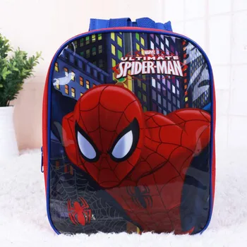 Marvel Örümcek Adam çocuk Sırt Çantası Disney Karikatür Anime Dondurulmuş 3D Baskı Anaokulu okul çantası Rahat Laptop Sırt Çantası