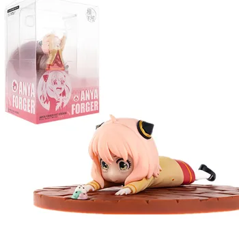 Kutulu Anime CASUS x AİLE Anya Forger Eğilimli duruş S versiyonu kawaii Şekil PVC Model oyuncak bebek koleksiyonu süs noel hediyesi