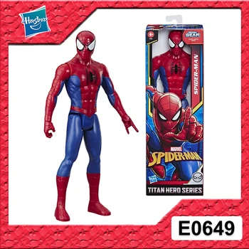 Marvel 12 İnç Örümcek Adam Titan Kahraman Serisi Aksiyon Figürü Süper Kahraman PVC şekilli kalıp Oyuncaklar Çocuklar için Doğum Günü noel hediyesi E0649