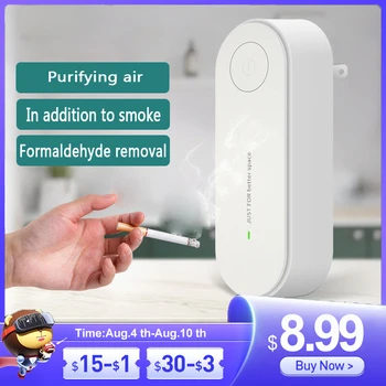 Taşınabilir Hava Temizleyici Anyon Hava Temizleme Xiomi Hava Spreyi Ionizer Temizleyici Toz Sigara Duman Çıkarıcı Tuvalet Deodorant