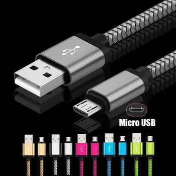 Mikro USB kablosu 2.4 A Hızlı Şarj Telefon şarj kablosu İçin Huawei Y7P Y6P Y5P P Akıllı 2019 Onur 9A 9C 9S 8A 8S USB C Veri Kablosu