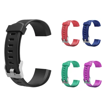 Renkli Yedek Watchband Ayarlanabilir Rahat Silikon Watchband Değiştirme ID 115 Artı SAAT akıllı saat Aksesuarları