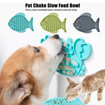 Pet Köpek Besleme Yavaş yiyecek kasesi Pençe şeklinde Dağıtım Mat Besleme Plakası Silikon Yalama Pedi Güvenli Toksik Olmayan Eğitim Plakası Köpek Kedi İçin