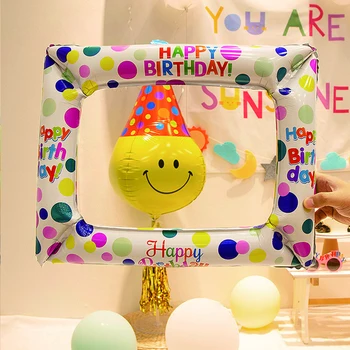 Parti Malzemeleri Doğum Günü / Mezuniyet / Parti / Düğün Dekorasyon Fotoğraf Çerçevesi Alüminyum Film Balon Balonlar ve Aksesuarları Fotoğraf Sahne