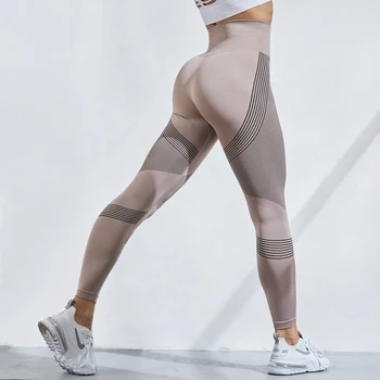 CHRLEISURE Yüksek Bel Tayt Kadın Kabarcık Popo Egzersiz Spor Tayt Spor Streç fitness pantolonları