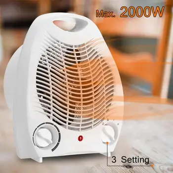 Elektrikli ısıtıcı fanı-kapalı ısıtıcı 1000 W / 2000 W elektrikli ısıtıcı hava ısıtma A6HB