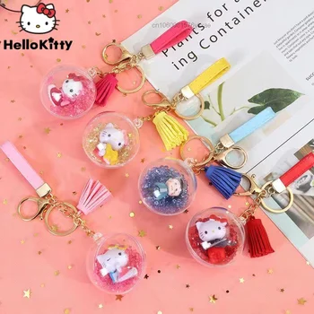 Çizgi film bebeği Sanrio Hello Kitty Anahtarlıklar Anime Pikachu Anahtarlama Modeli Kawaii Kolye Araba Aksesuarları Dekor çocuk oyuncakları Hediye Y2k